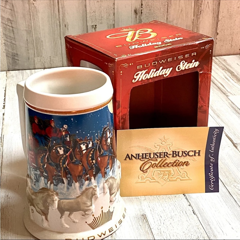 2005 Budweiser Holiday Stein